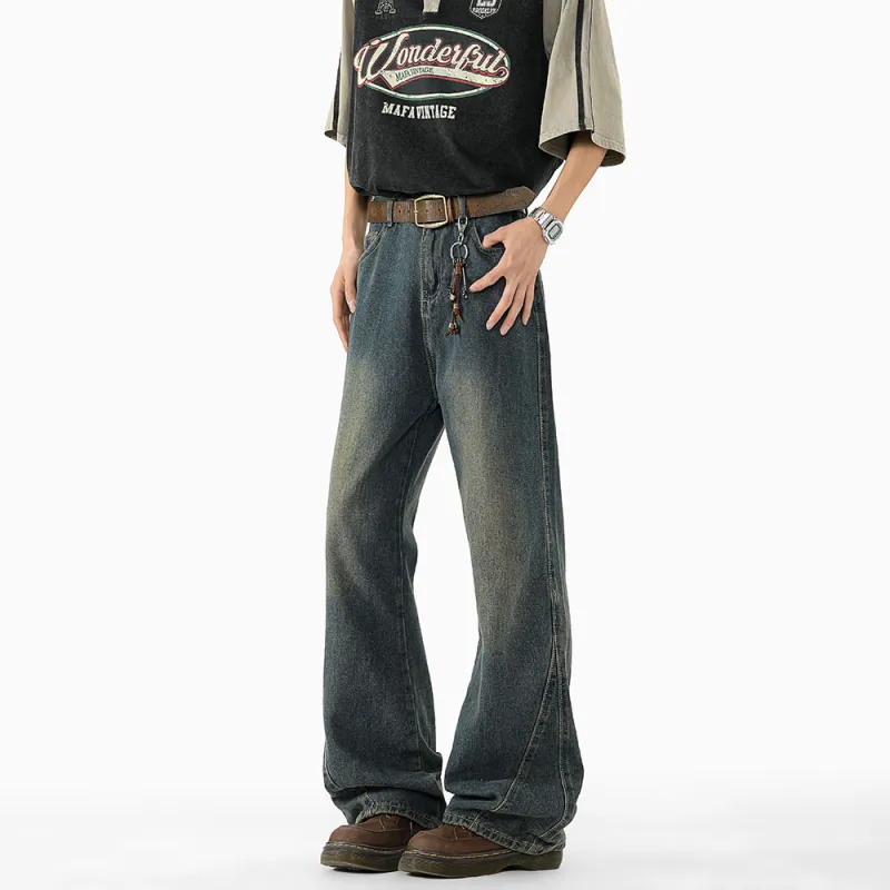 Qnxeey Jeans Unisex-5