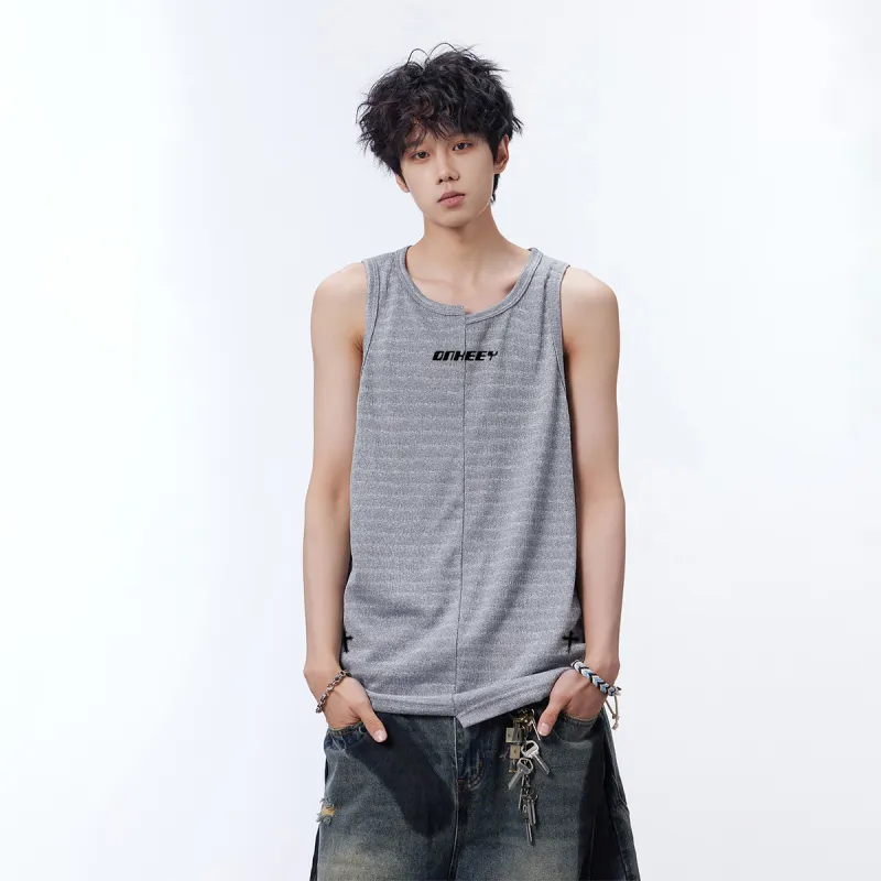 Qnxeey Tank Tops Unisex-16