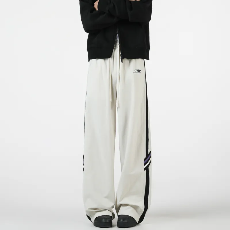 Qnxeey Casual Pants Unisex-11