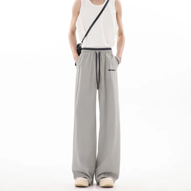 Qnxeey Casual Pants Unisex-17