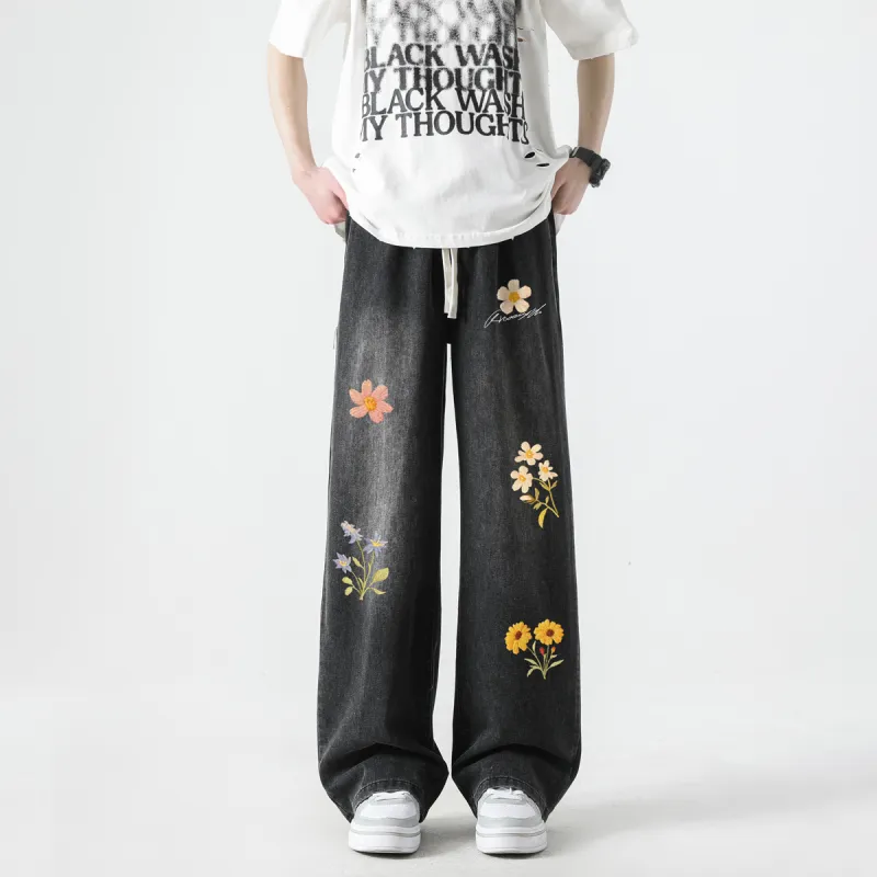 Qnxeey Jeans Unisex-2