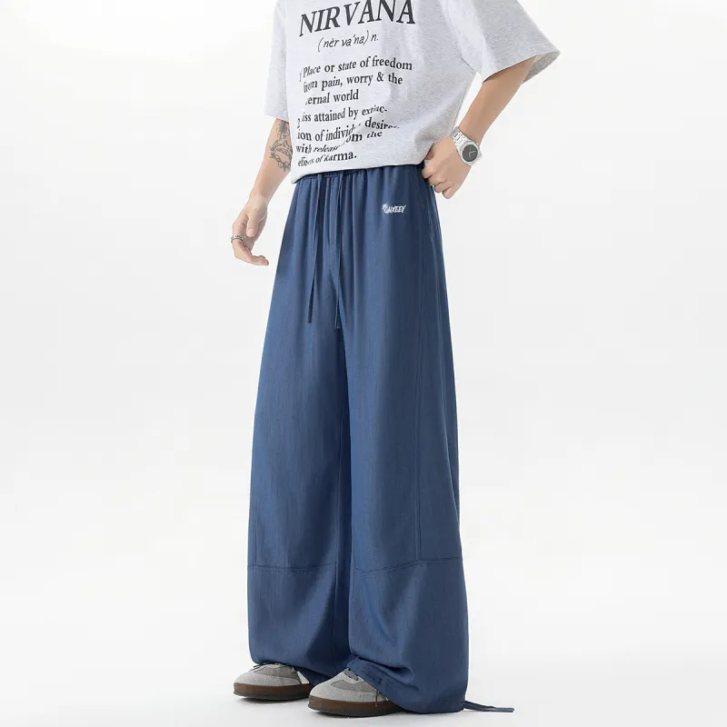 Qnxeey Casual Pants Unisex-8