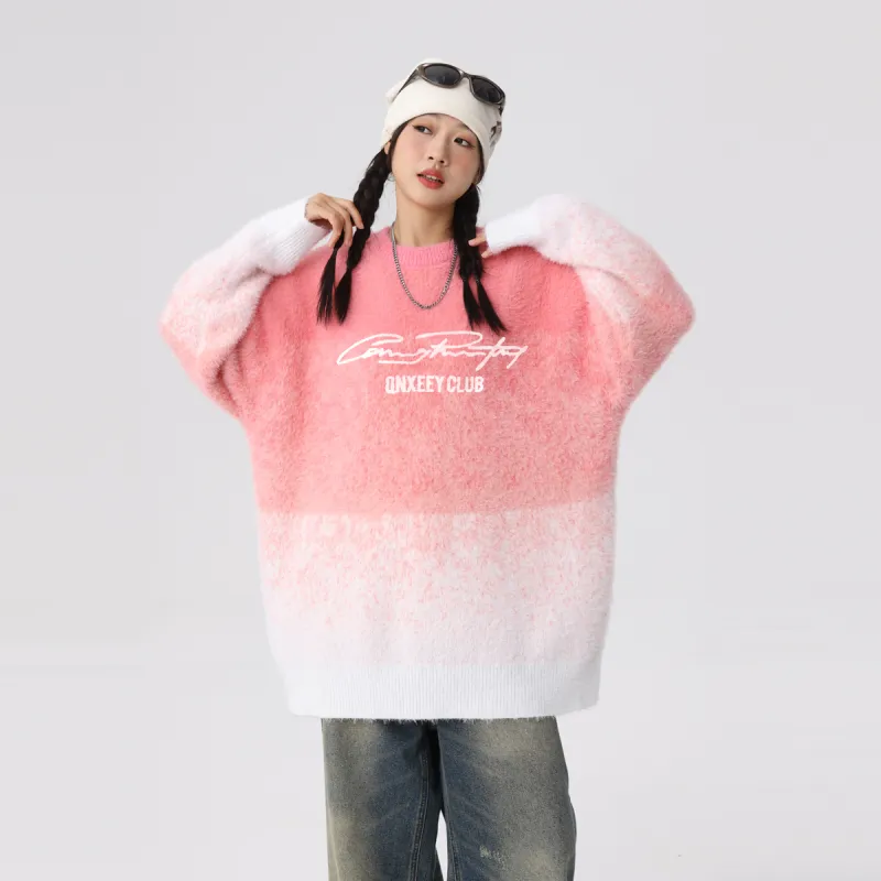 Qnxeey Sweater For Autumn And Winter Unisex-9