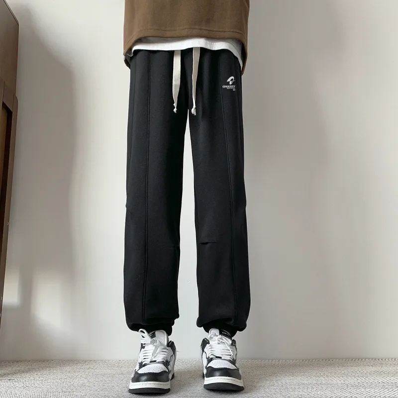 Qnxeey Casual Pants Unisex-4