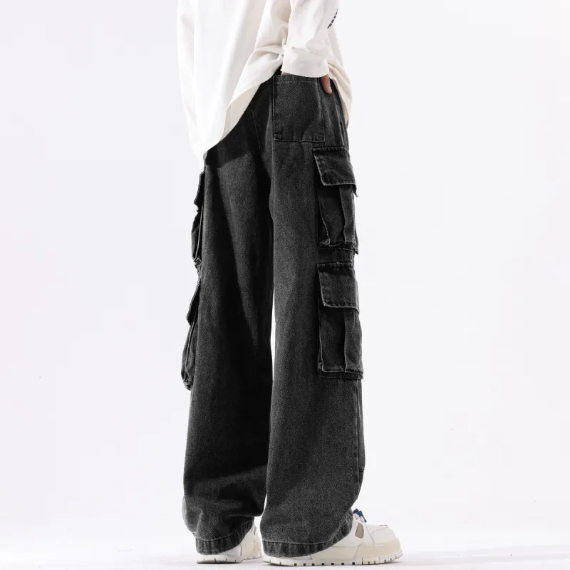 Qnxeey Jeans Unisex-6