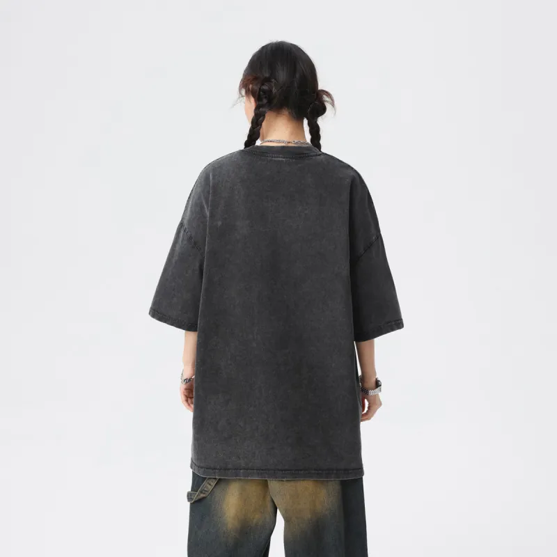 Qnxeey T-Shirts Unisex-4