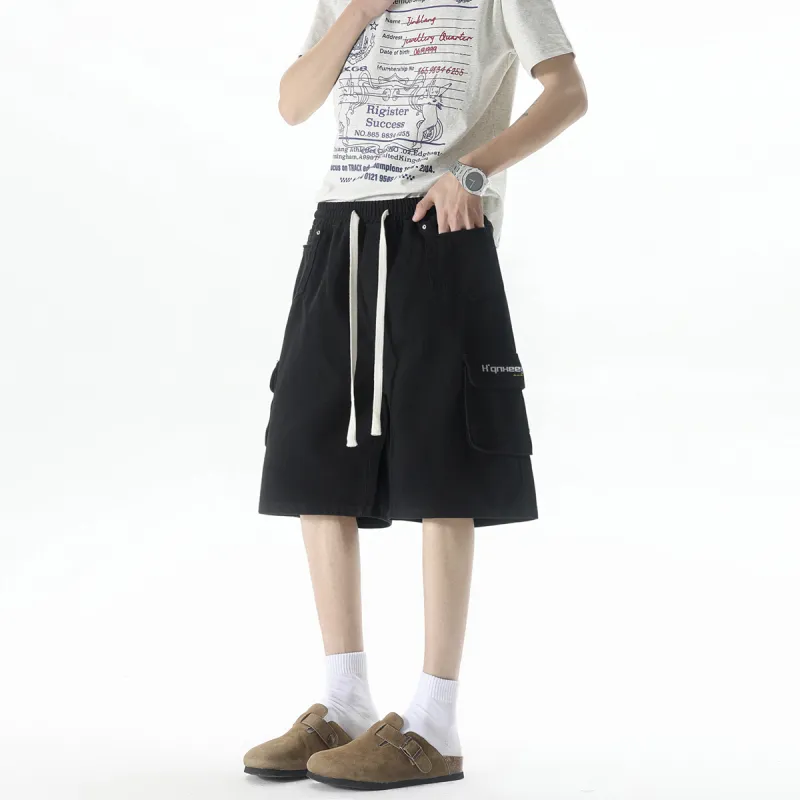 Qnxeey Cargo Pants Unisex-16