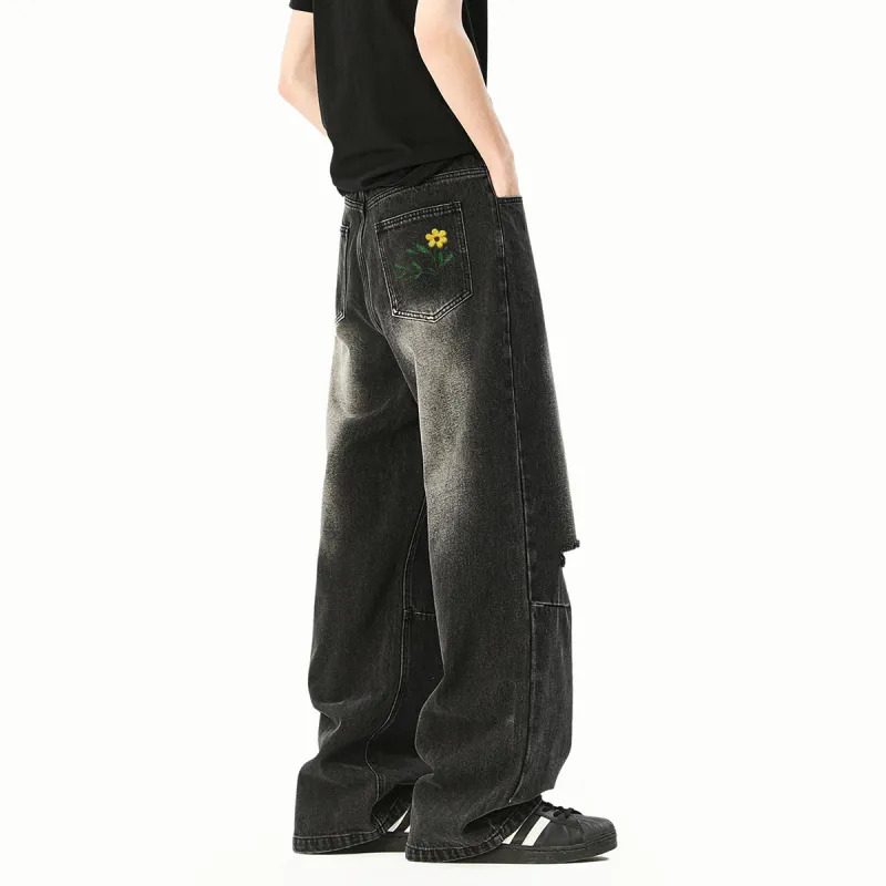 Qnxeey Jeans Unisex-1