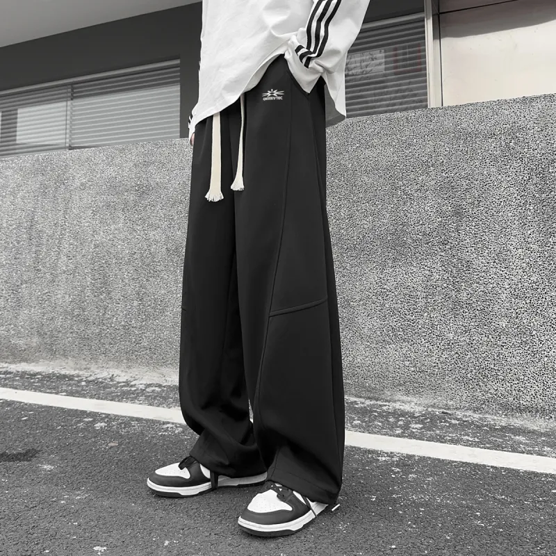 Qnxeey Knitted Sweatpants Unisex-4
