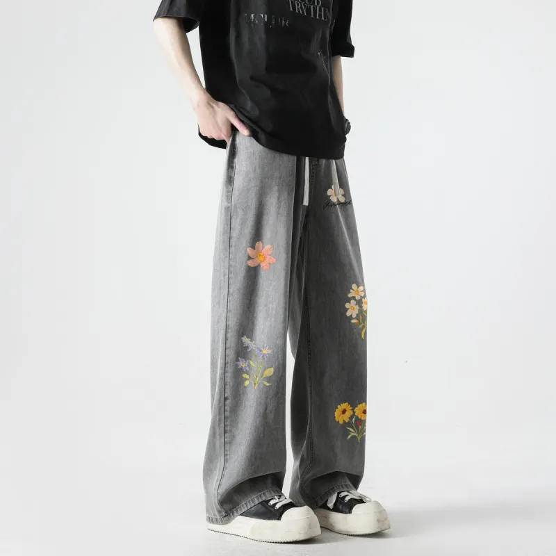 Qnxeey Jeans Unisex-16