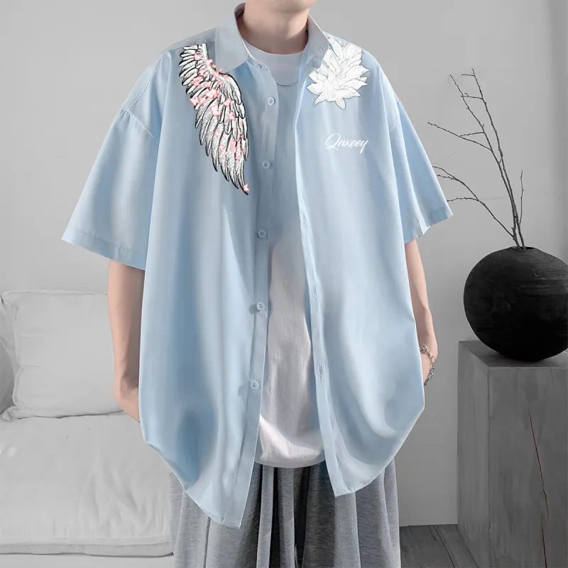 Qnxeey Shirts Unisex-21