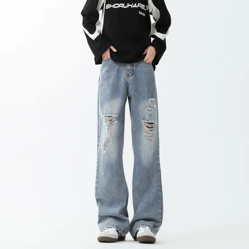 Qnxeey Jeans Unisex-8