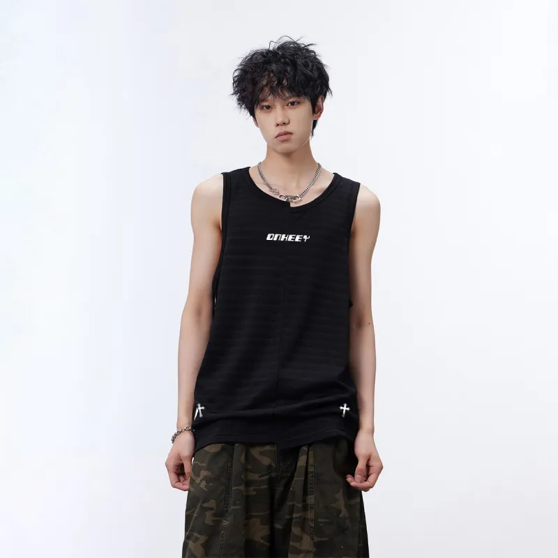 Qnxeey Tank Tops Unisex-2
