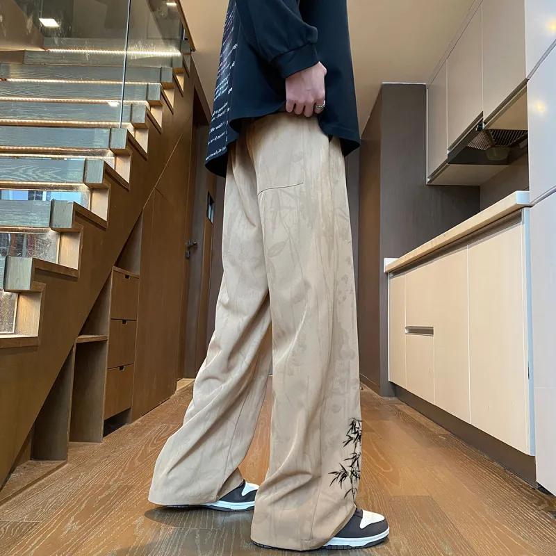 Qnxeey Casual Pants Unisex-16