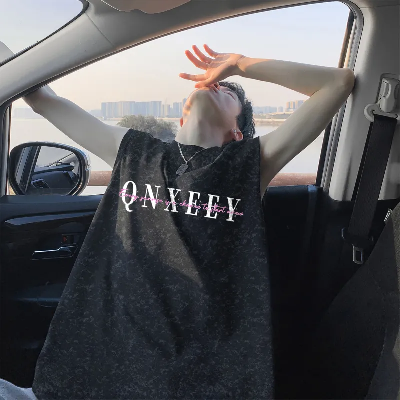 Qnxeey Tank Tops Unisex-4
