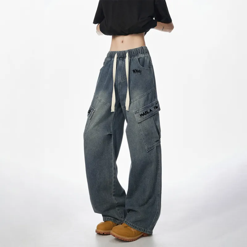 Qnxeey Jeans Unisex-15