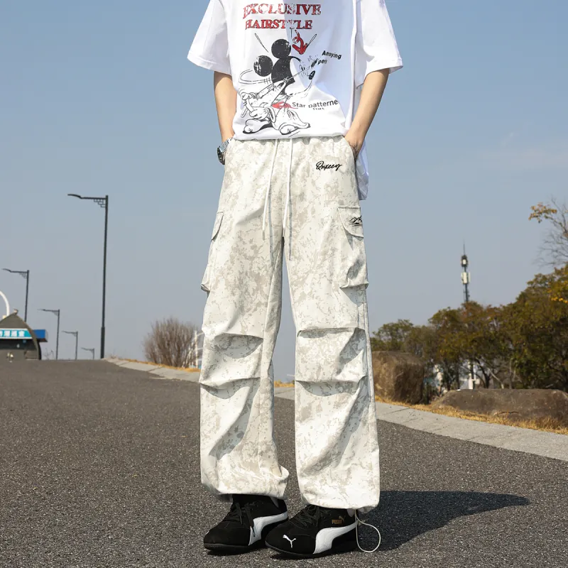 Qnxeey Casual Pants Unisex-3