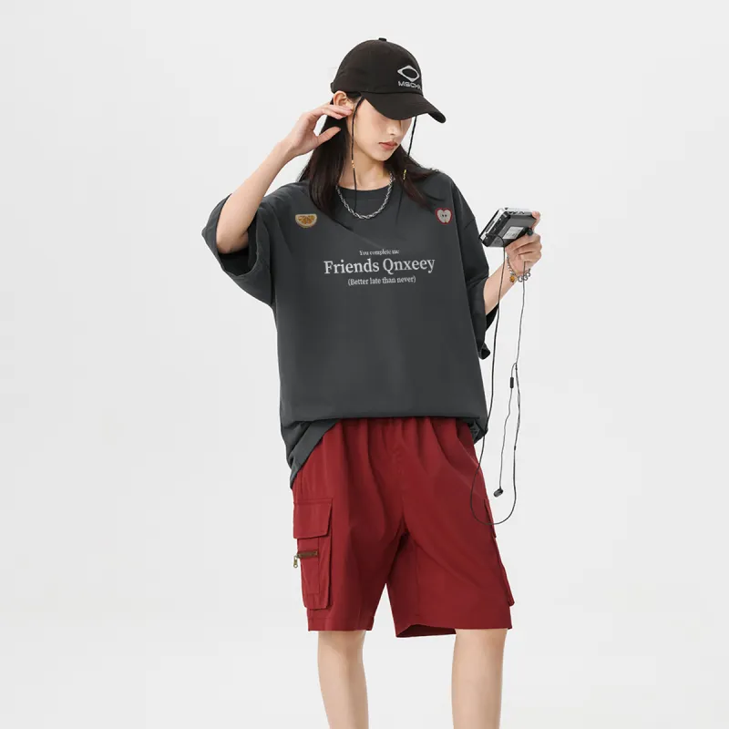 Qnxeey T Shirts Unisex-40