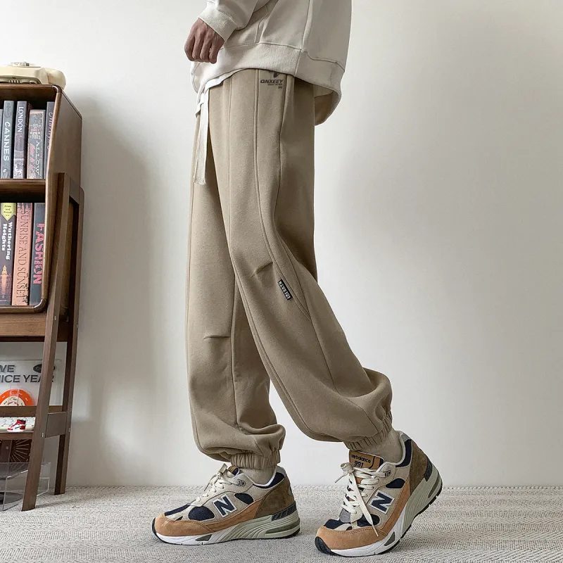 Qnxeey Casual Pants Unisex-15