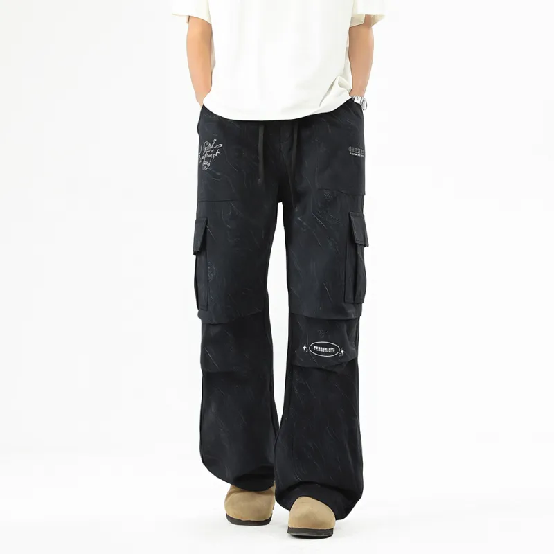 Qnxeey Cargo Pants Unisex-3