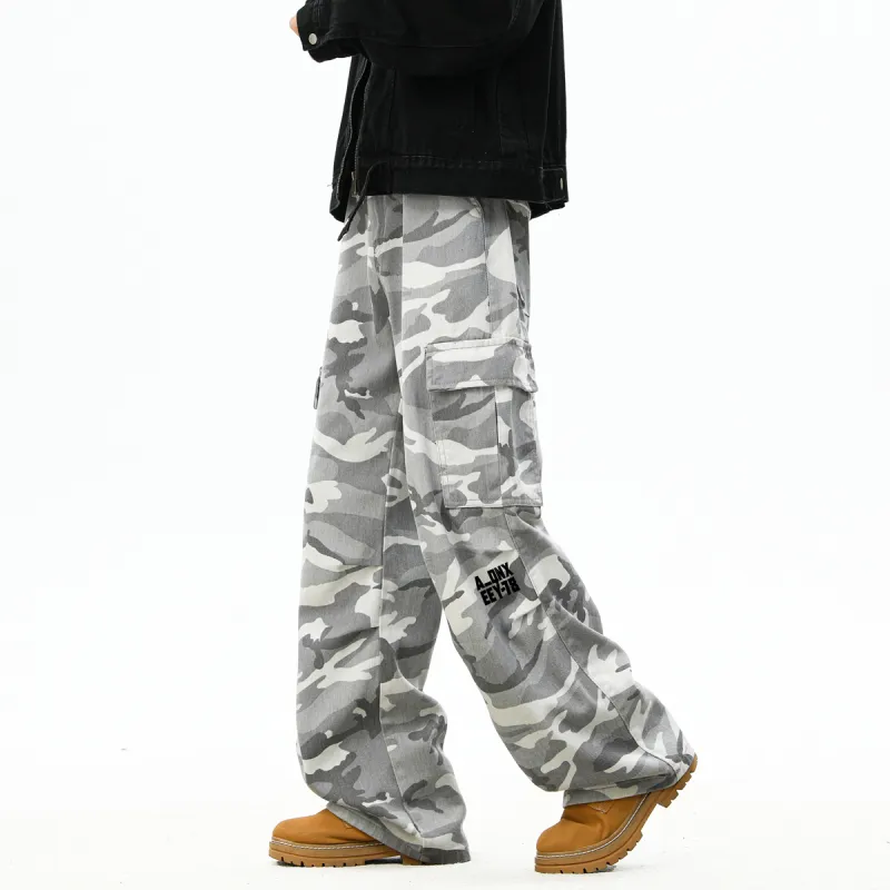 Qnxeey Cargo Pants Unisex-3
