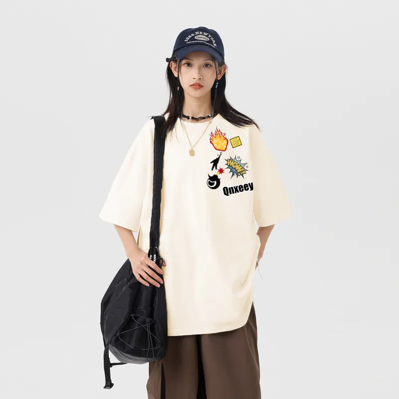 Qnxeey T Shirts Unisex-15