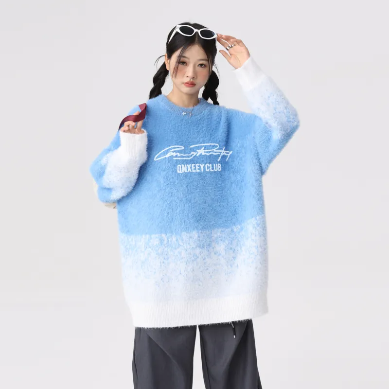 Qnxeey Sweater For Autumn And Winter Unisex-15