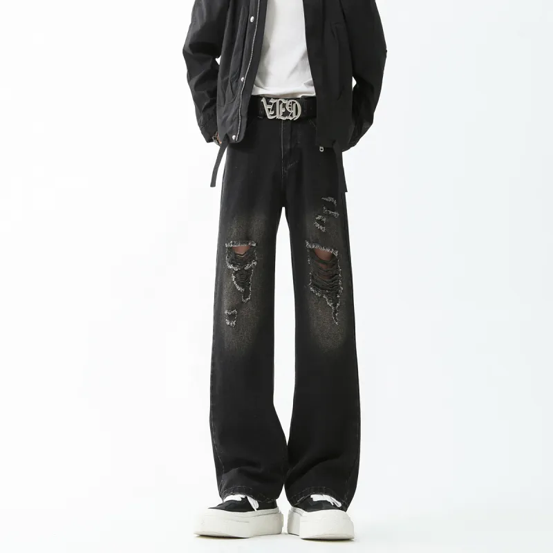 Qnxeey Jeans Unisex-3