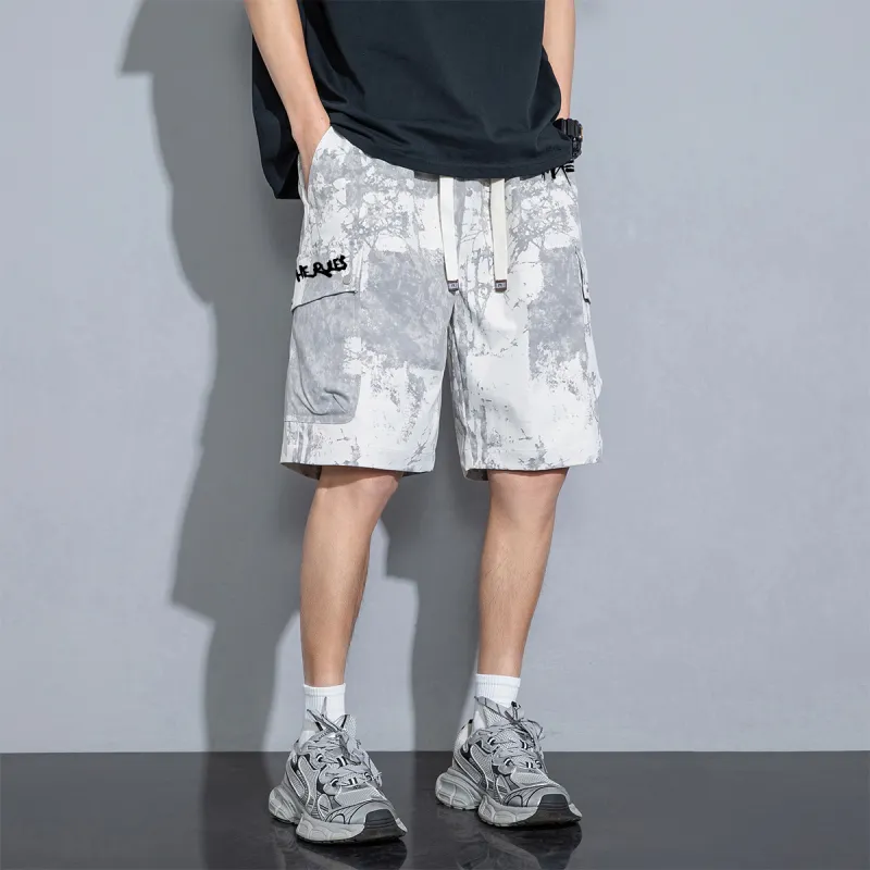 Qnxeey Cargo Shorts Unisex-9