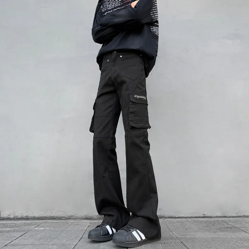 Qnxeey Cargo Pants Unisex-5