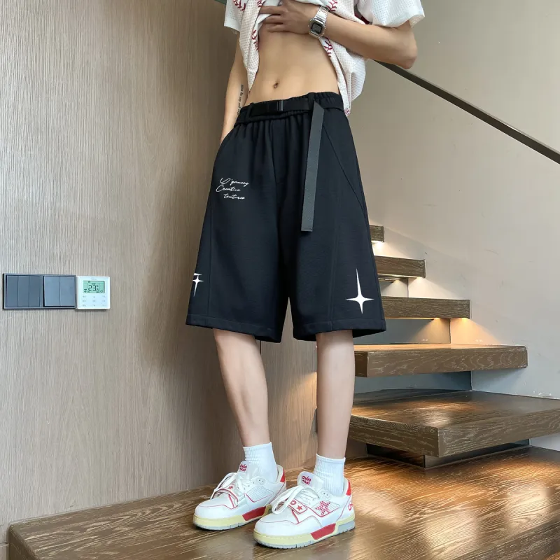 Qnxeey Casual Shorts Unisex-3