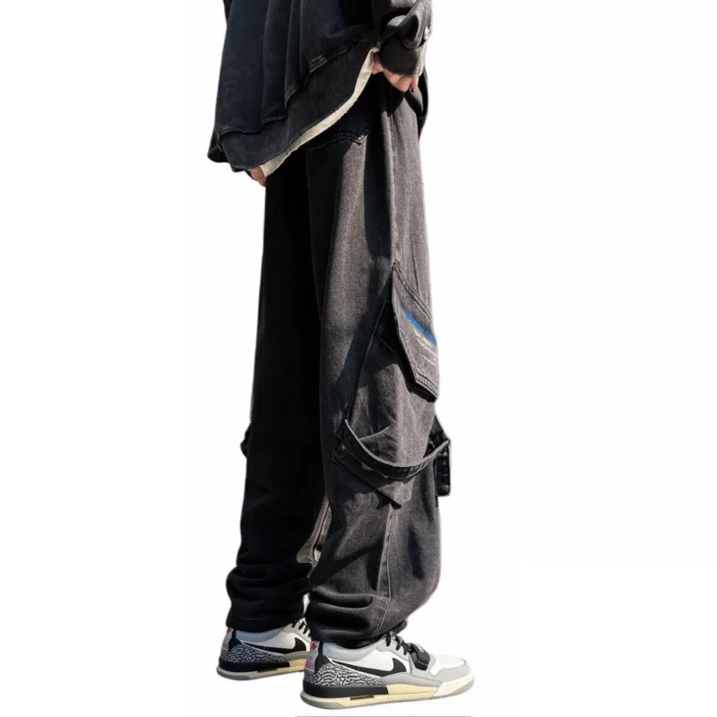 Qnxeey Jeans Unisex-2