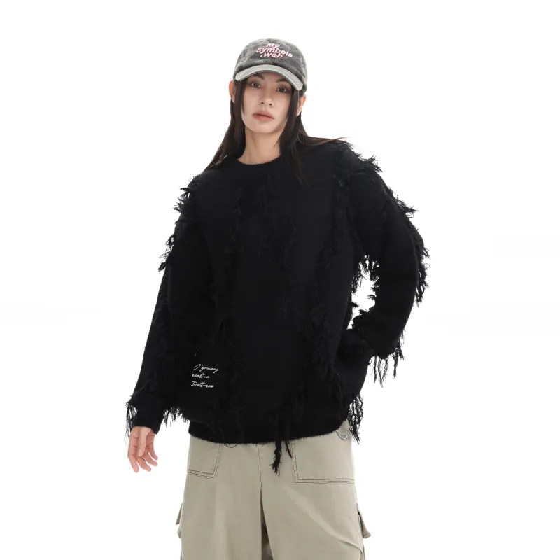 Qnxeey Sweaters Unisex-3