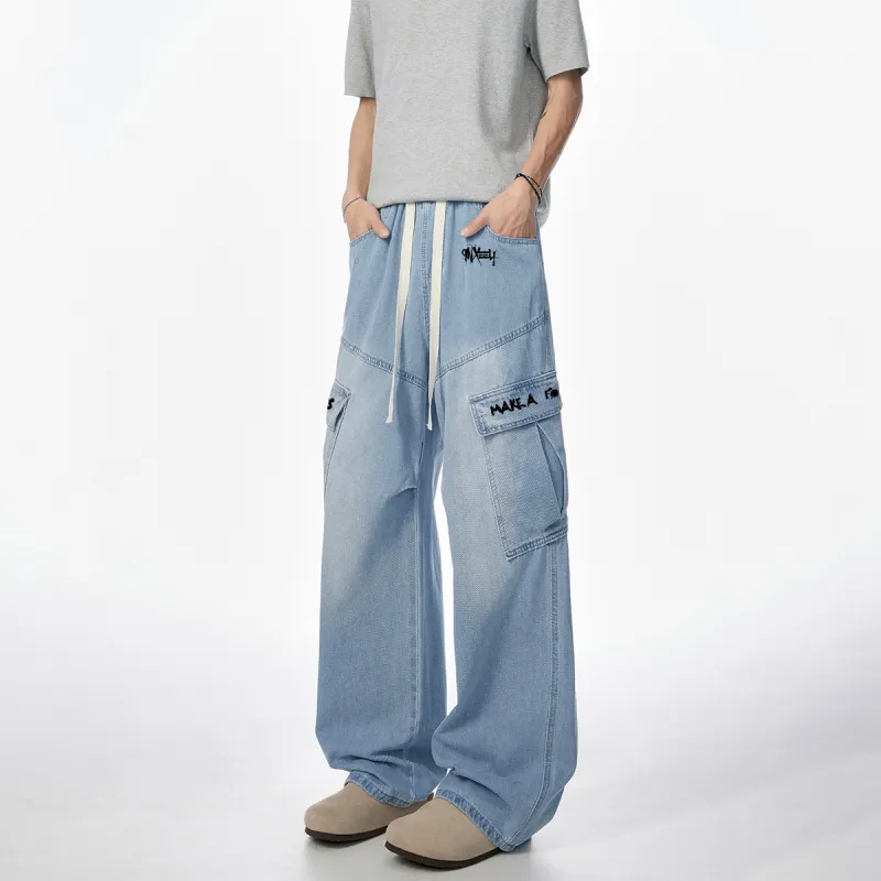 Qnxeey Jeans Unisex-10