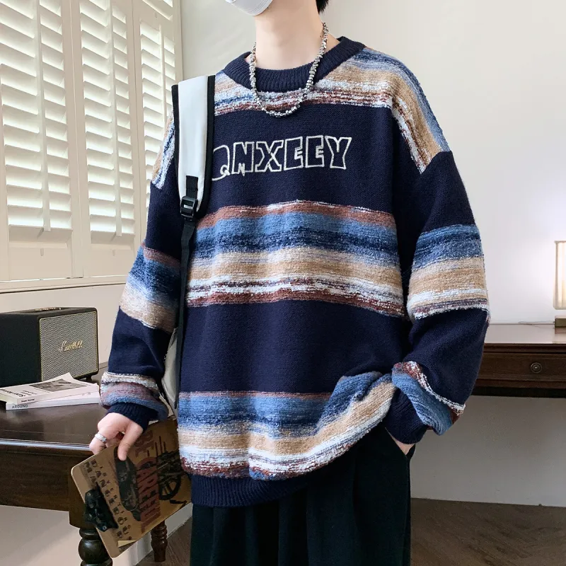 Qnxeey Sweaters Unisex-9