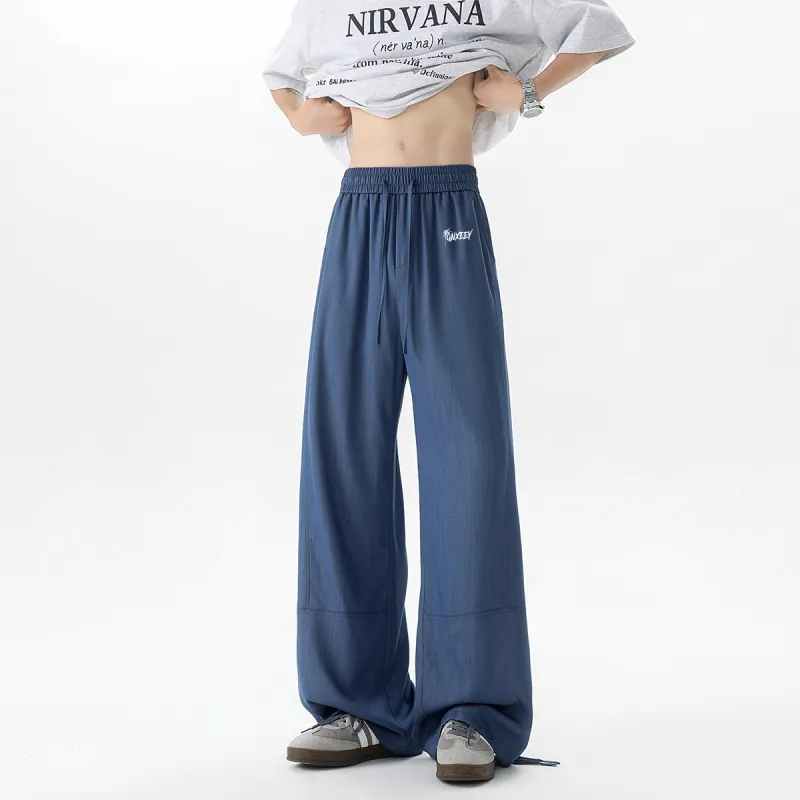 Qnxeey Casual Pants Unisex-9