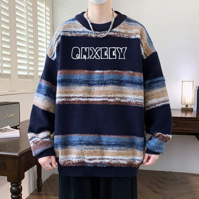 Qnxeey Sweaters Unisex-7