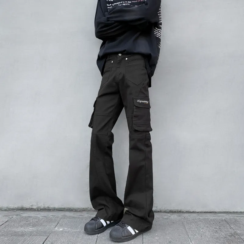 Qnxeey Cargo Pants Unisex-4