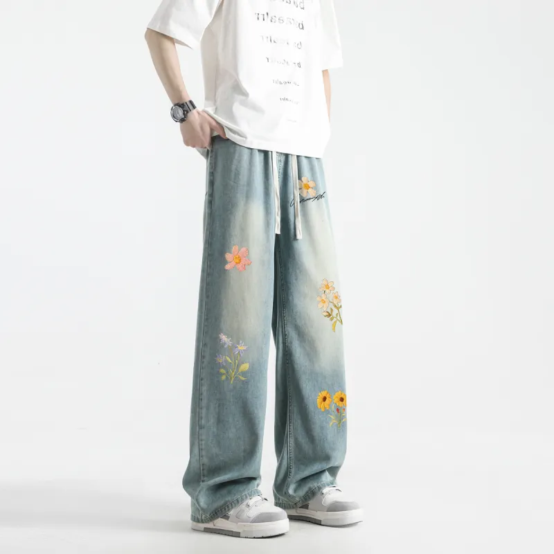 Qnxeey Jeans Unisex-21