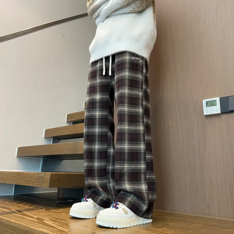 Qnxeey Casual Pants Unisex-4
