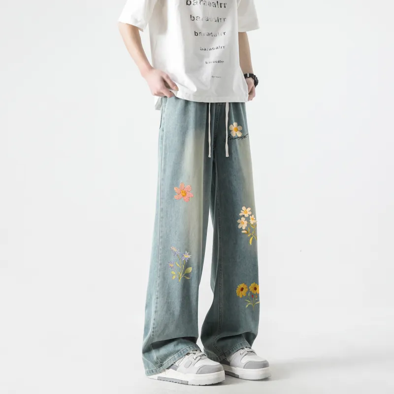 Qnxeey Jeans Unisex-23