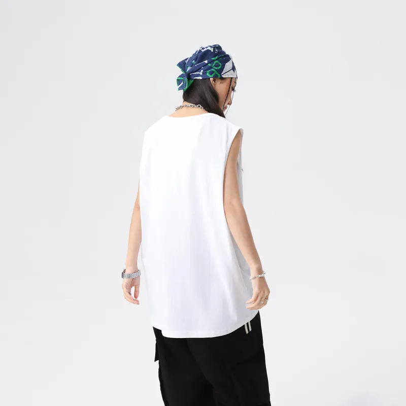 Qnxeey Tank Tops Unisex-11