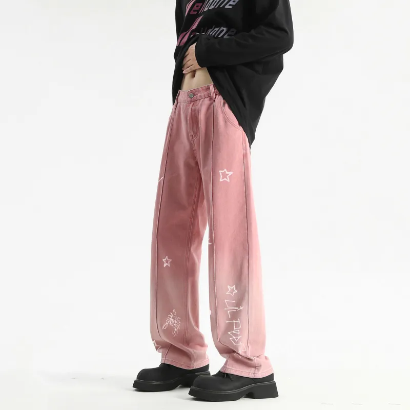 Qnxeey Jeans Unisex-16