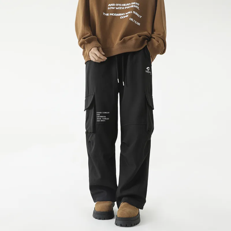 Qnxeey Cargo Pants Unisex-3