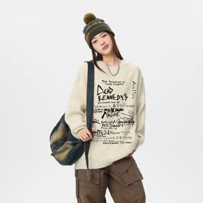 Qnxeey Knitwear Unisex-11