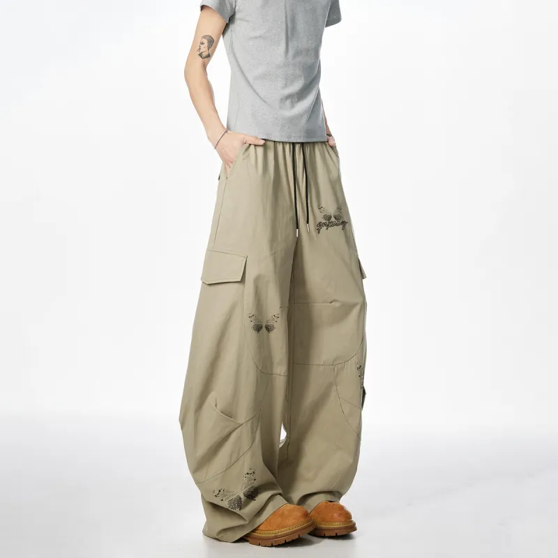Qnxeey Casual Pants Unisex-17