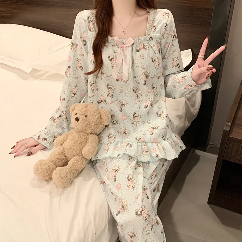 Lan Miao Pajama Set Women's Image Color-3