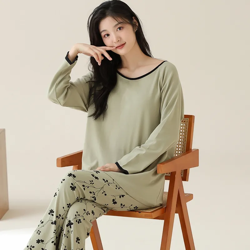 Lan Miao Pajama Set Women's Black-81