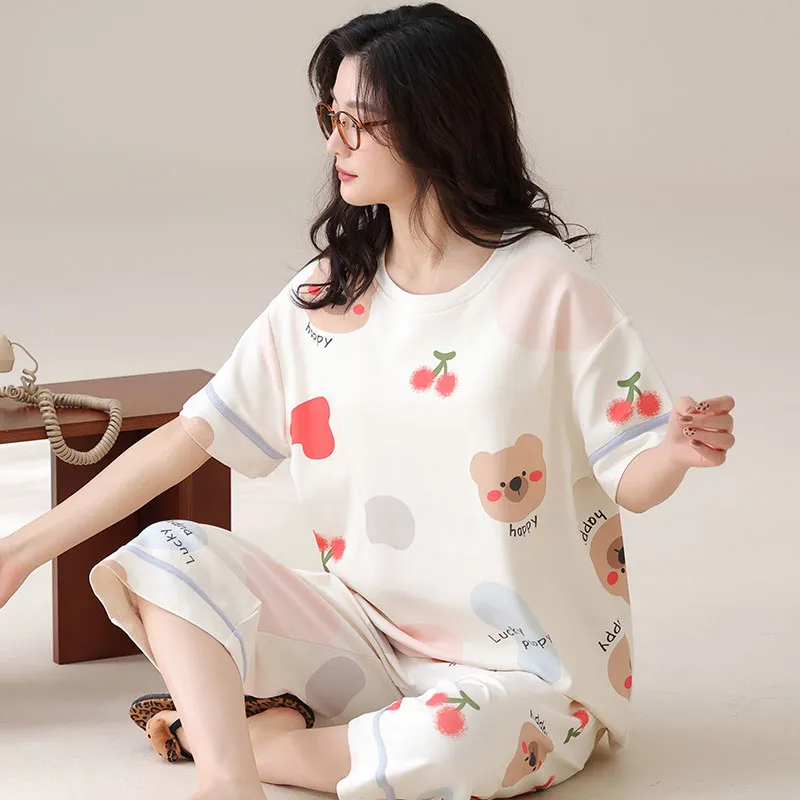 Lan Miao Pajama Set Women's Image Color-2