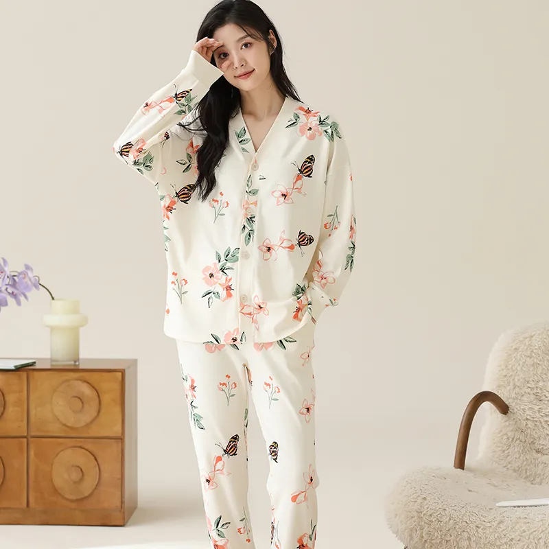 Lan Miao Pajama Set Women's Black-101